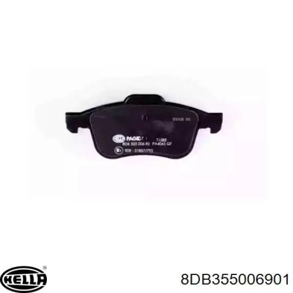 Гальмівні колодки HELLA 8DB355006901 ціна, від 27.90 USD