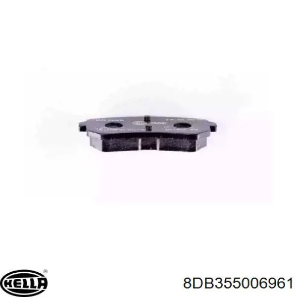 Купити 8DB355006961 HELLA Задні колодки