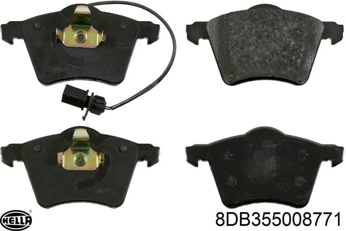 7D0618151F VAG Передні гальмівні колодки