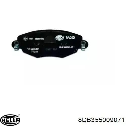 Гальмівні колодки HELLA 8DB355009071 ціна, від 21.36 USD