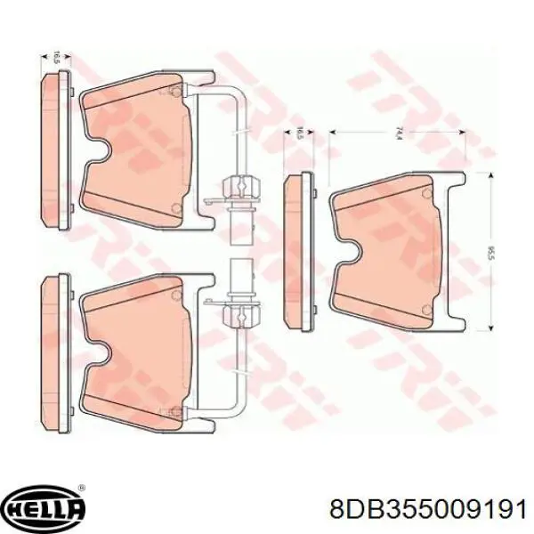 Купити 420698151G VAG Колодки гальмівні передні, дискові