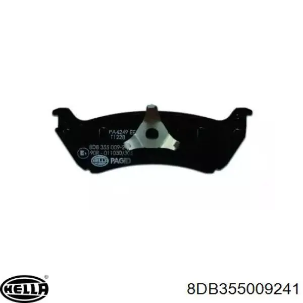 Задні гальмівні колодки HELLA 8DB355009241 ціна, від 38.77 USD