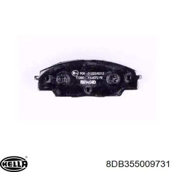 Передні тормозні колодки 45022S2AE01 Honda