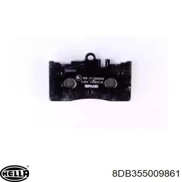 Гальмівні колодки HELLA 8DB355009861 ціна, від 28.35 USD