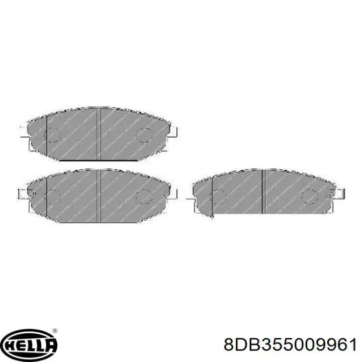 Купити S58101M1A00 Hyundai/Kia Колодки гальмівні передні, дискові