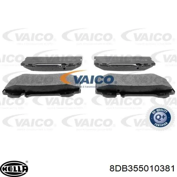 Передні тормозні колодки 8DB355010381 HELLA
