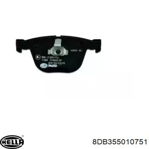 Задні гальмівні колодки 8DB355010751 HELLA
