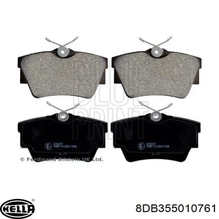 Купити 8DB355010761 HELLA Задні колодки