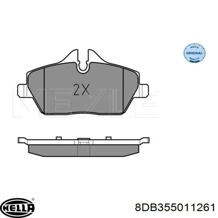 Передні тормозні колодки 35159 ABS
