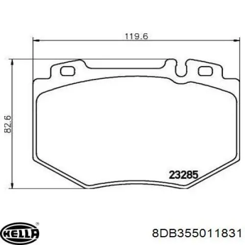 Купити 5154479 Ford Колодки гальмівні передні, дискові