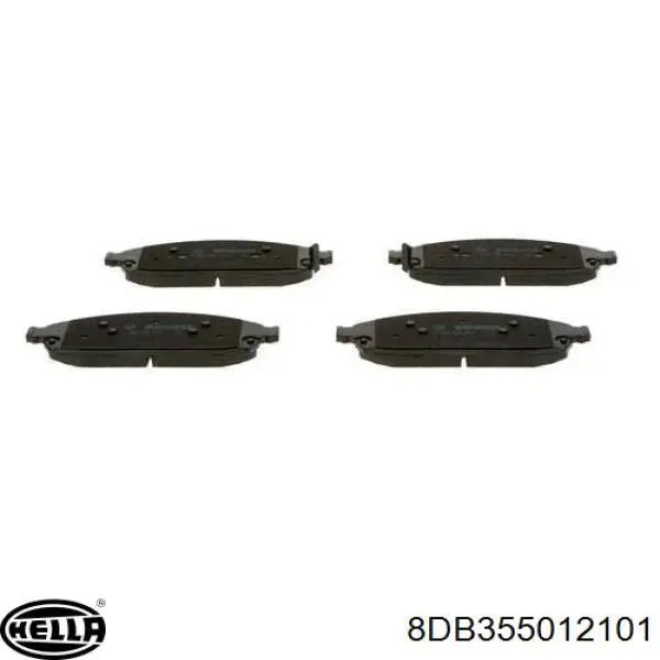 Передні тормозні колодки VWKX0868AC Chrysler