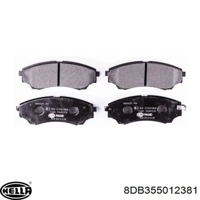 Передні тормозні колодки 1454544 Ford