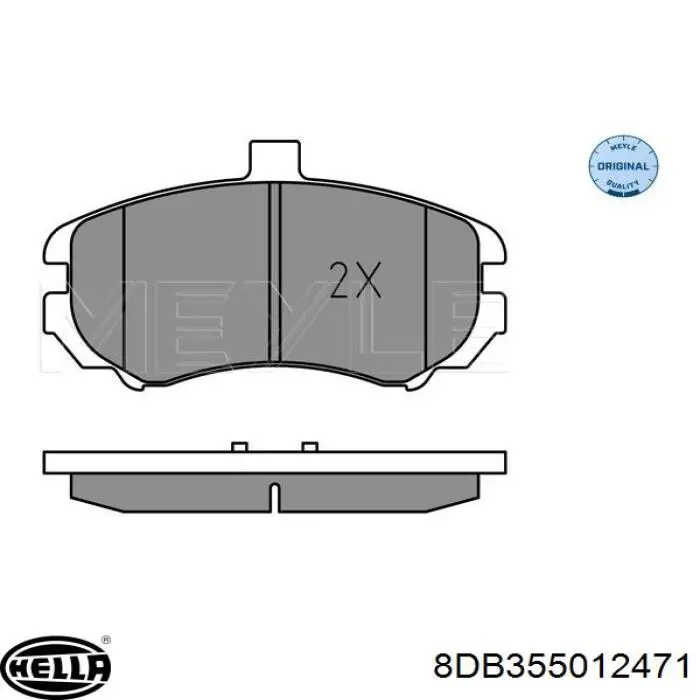 Передні тормозні колодки 986494426 Bosch