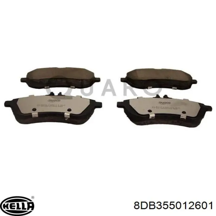 Передні тормозні колодки 8DB355012601 HELLA