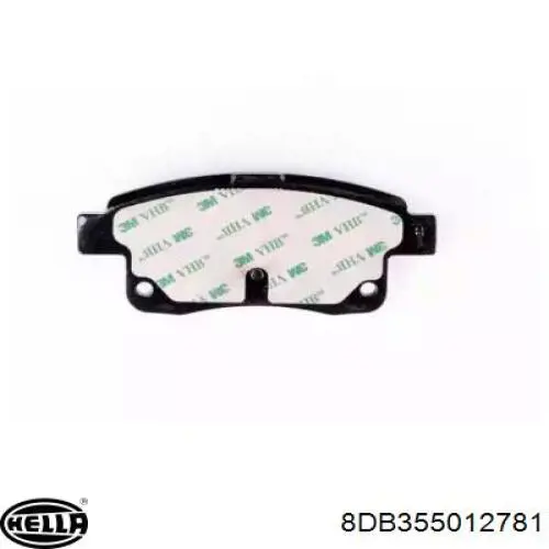 Задні гальмівні колодки HELLA 8DB355012781 ціна, від 19.38 USD