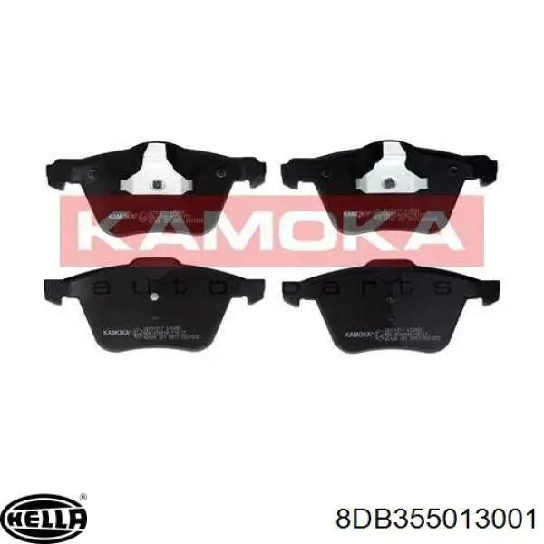 Передні тормозні колодки 8DB355013001 HELLA