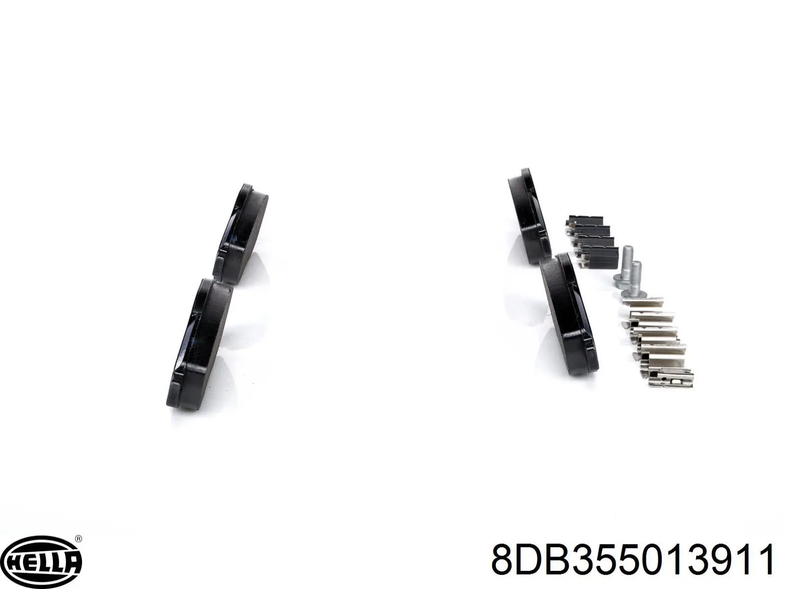 Передні тормозні колодки 8DB355013911 HELLA