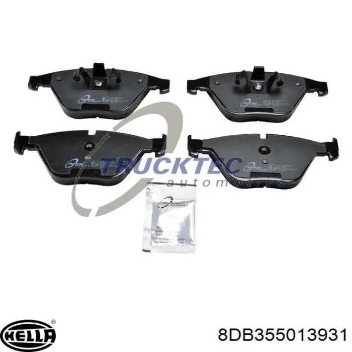 Передні тормозні колодки 8DB355013931 HELLA