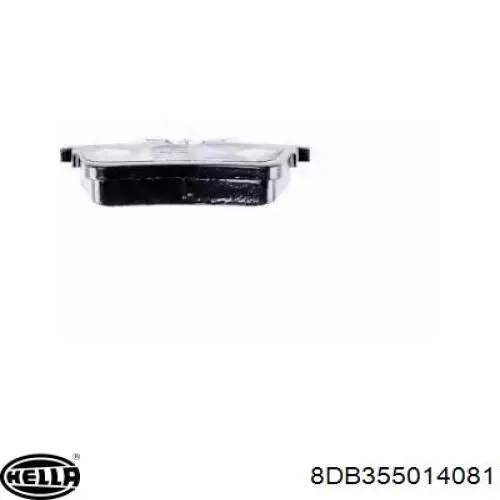 Купити 8DB355014081 HELLA Задні колодки