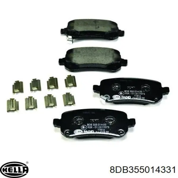 Купити 68044761AB Chrysler Задні колодки