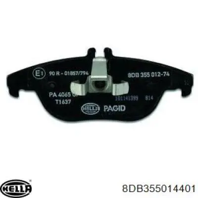 Задні гальмівні колодки 8DB355014401 HELLA