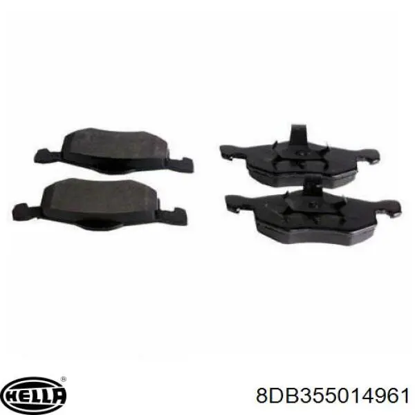 EFY53323ZB Mazda Передні гальмівні колодки