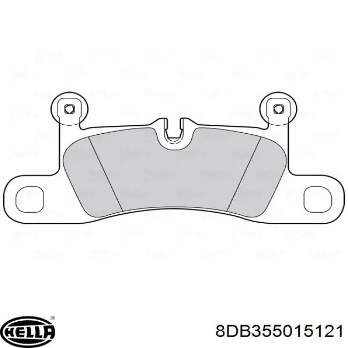 Задні гальмівні колодки 302280 VALEO