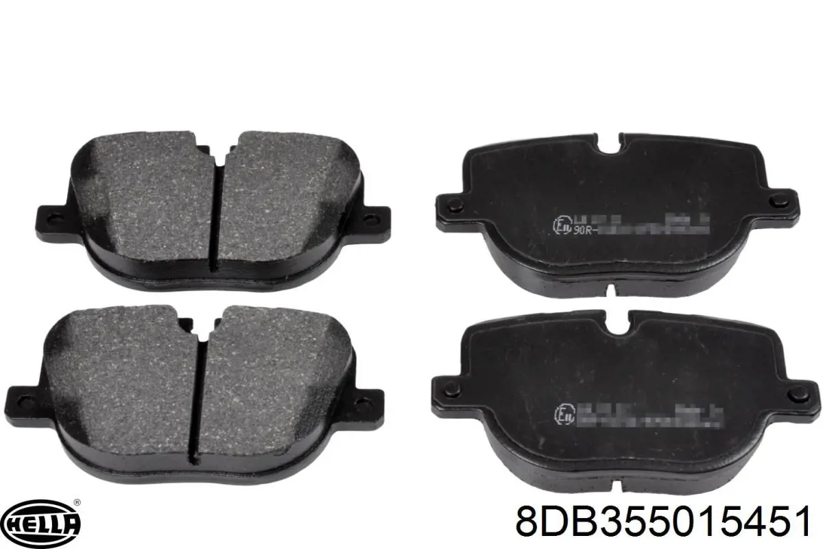 Купити 8DB355015451 HELLA Задні колодки