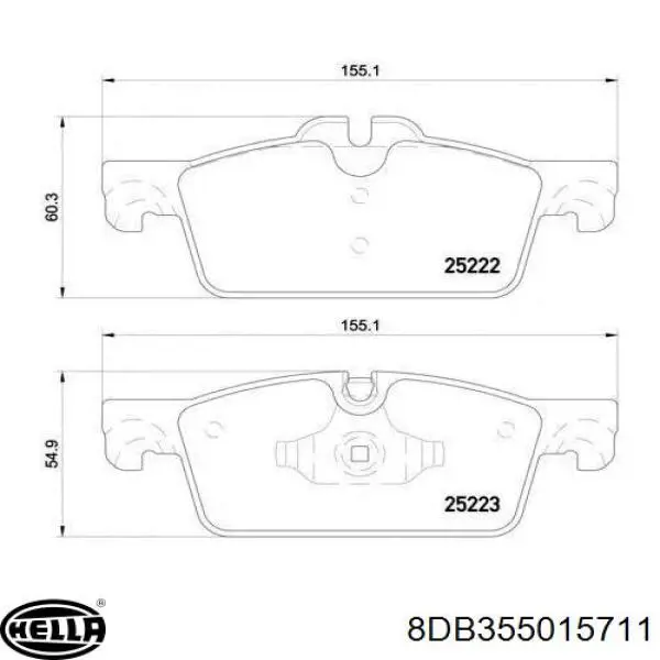 Тормозні колодки Japan Parts PA0657AF