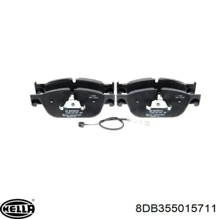 Передні тормозні колодки 1647863080 Peugeot/Citroen