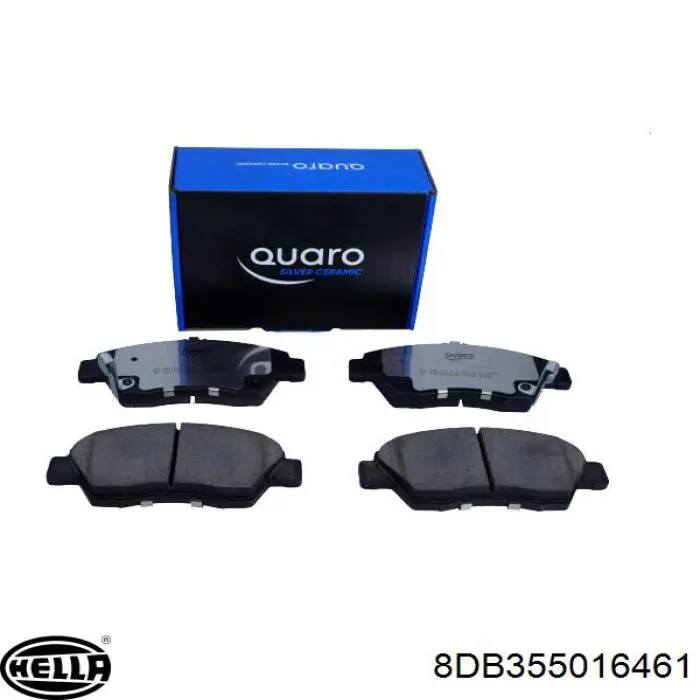 Передні тормозні колодки 8DB355016461 HELLA