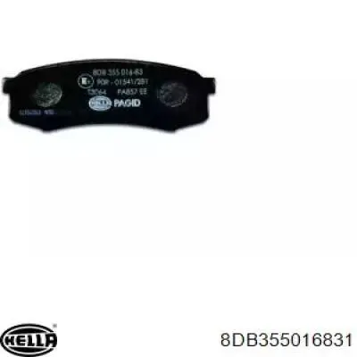Купити 8DB355016831 HELLA Задні колодки