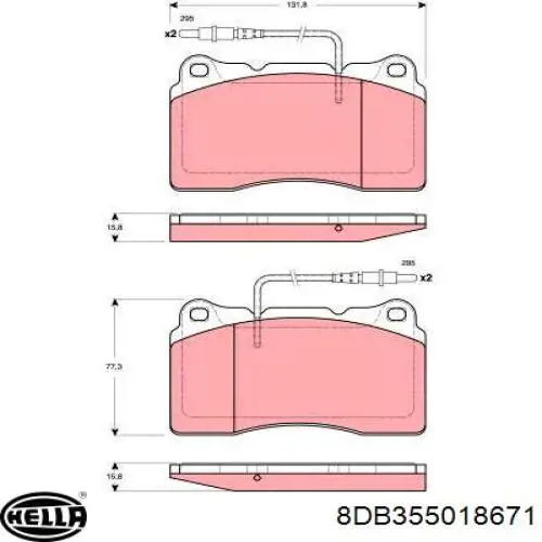 Гальмівні колодки PEX 7600 ціна, від 35.52 USD