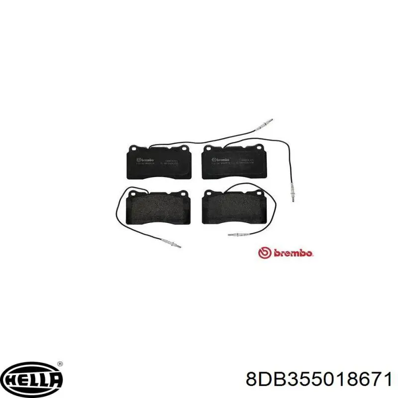Передні тормозні колодки 9404252548 Peugeot/Citroen