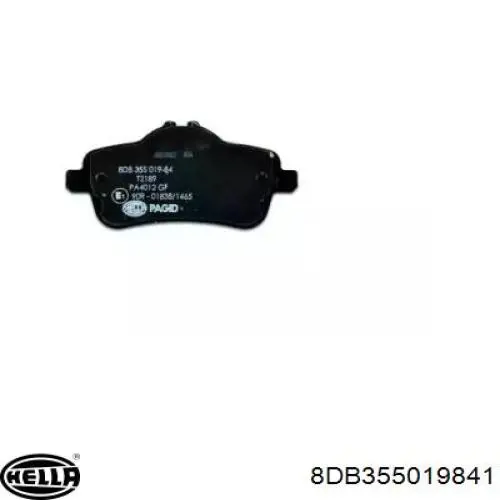 Задні гальмівні колодки HELLA 8DB355019841 ціна, від 62.26 USD