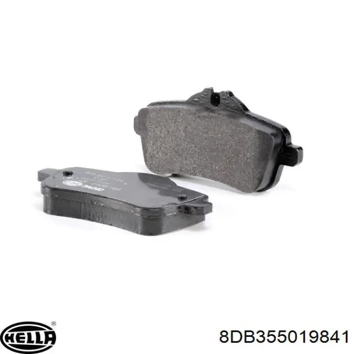 Купити 8DB355019841 HELLA Задні колодки