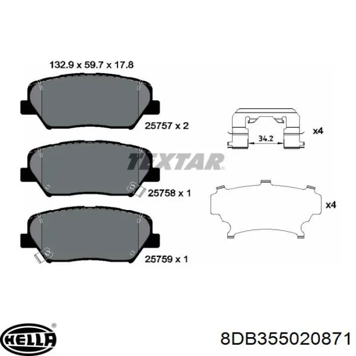 Гальмівні колодки Rider RD330035PRF ціна, від 23.52 USD