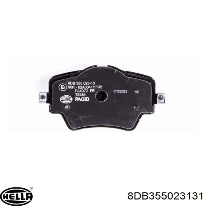 Гальмівні колодки HELLA 8DB355023131 ціна, від 73.87 USD