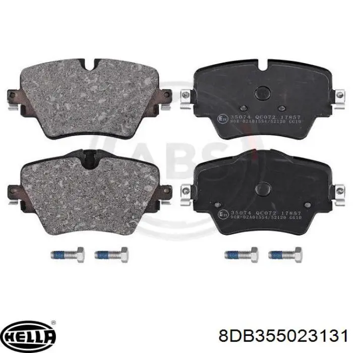 Купити 8DB355023131 HELLA Колодки гальмівні передні, дискові