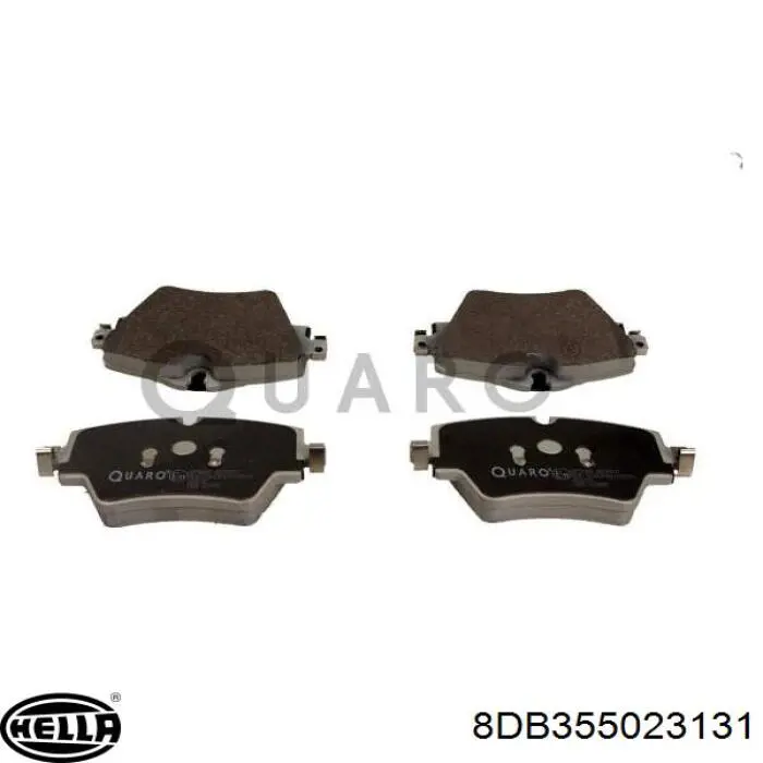 Передні тормозні колодки 8DB355023131 HELLA