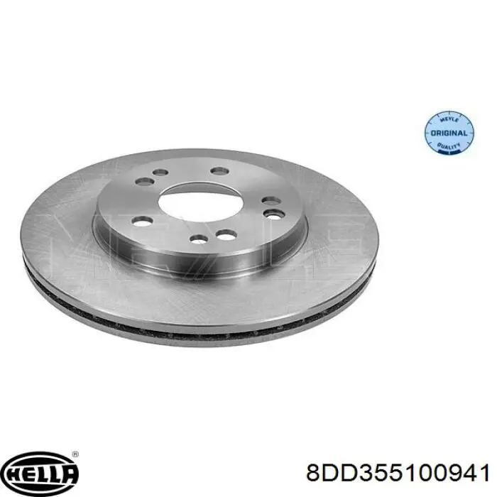 8DD355100941 HELLA Гальмо дискове переднє