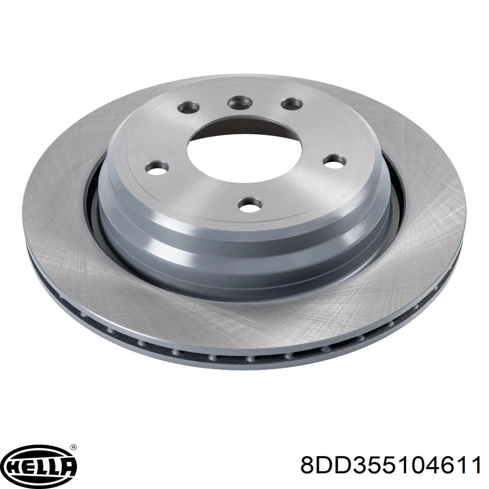 Купити 8DD355104611 HELLA Диск заднього гальма