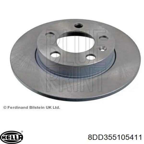 Гальмівні диски 8DD355105411 HELLA