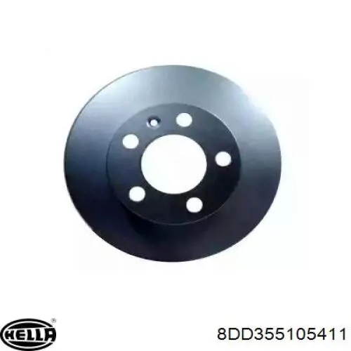 8DD355105411 HELLA диск гальмівний задній