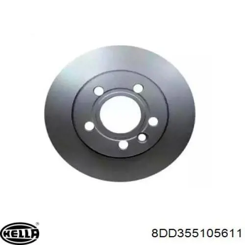 Гальмівні диски 8DD355105611 HELLA