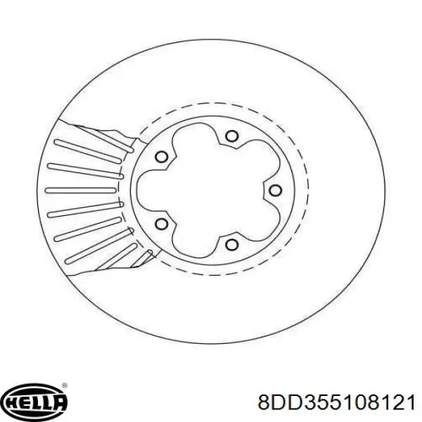 Гальмівні диски передні 2256299 Ford