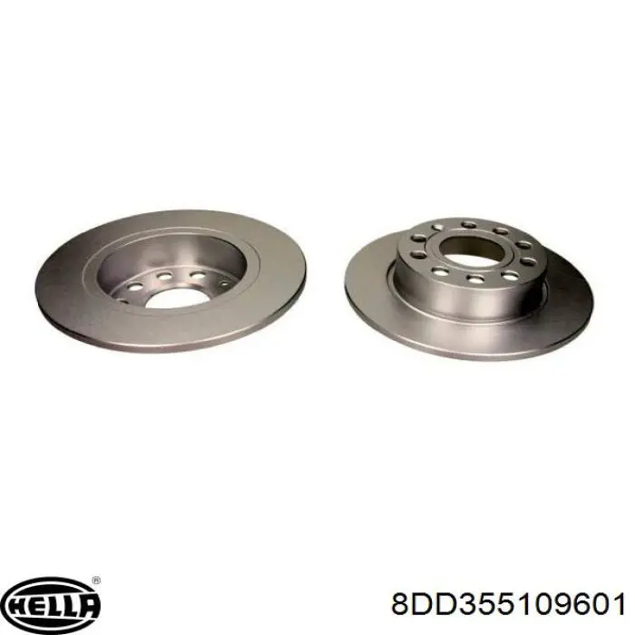 Гальмівні диски 8DD355109601 HELLA