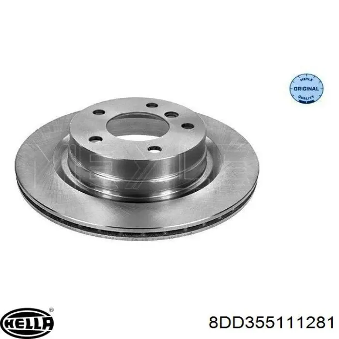 Гальмівні диски 8DD355111281 HELLA