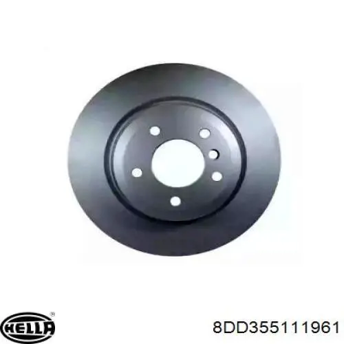 Задні дискові гальма HELLA 8DD355111961 ціна, від 76.83 USD