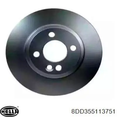 Гальмівні диски передні 8DD355113751 HELLA